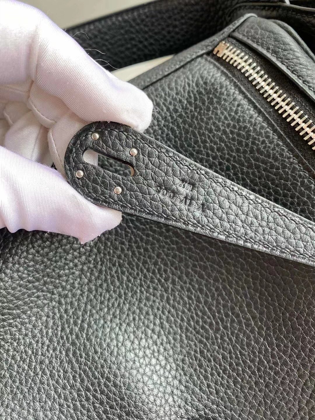 에르메스 린디백30 블랙 은장 끌레망스 가죽